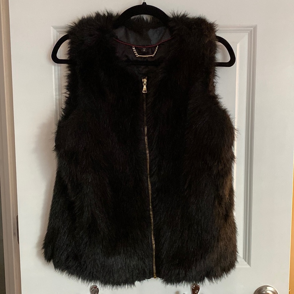 Express Faux Fur Vest